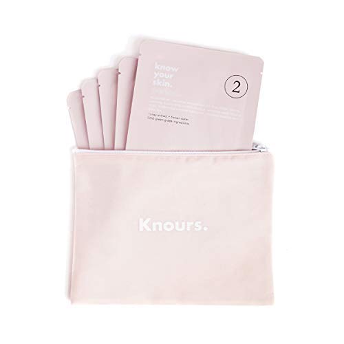 Knours Sweet Rescue Nourishing Mask, Rose Water Toning Hydrating Age-defying Facial Sheet Mask - EWG Verified Clean