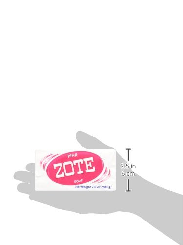 Zote Laundry Soap Bar Pink, 4 Bars, 7.0 Ounce Each
