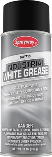SW715 11 oz Sprayway Industrial White Grease Lubricant