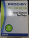 Prodigy No Coding Blood Glucose Test Strips - 50 Strips, Pack of 2