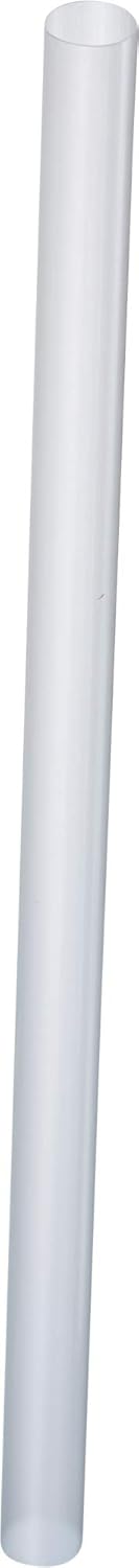 Clear Jumbo Smoothie Straws, 100 Pack of 9'' Disposable Wide-mouthed Large Milkshake Straws