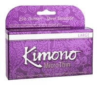 KIMONO CONDOMS 12 Mayer Laboratories Kimono Condom Micro Large Ct