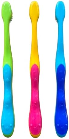 Baby, Infant & Toddler Toothbrush for Kids Ages 2 Years and Up, Extra Soft - Pack of 3