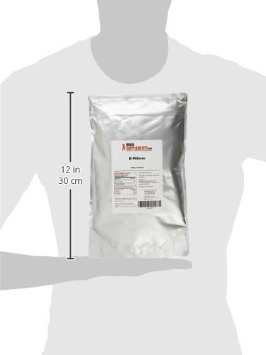 BulkSupplements.com D-Ribose Powder - D-Ribose Supplement, 5000mg for Energy Support, 500g (1.1 lbs)