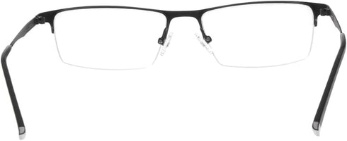 Jcerki Photochromic Gray Reading Glasses +0.50 Strength Half Frame Men Eyeglasses