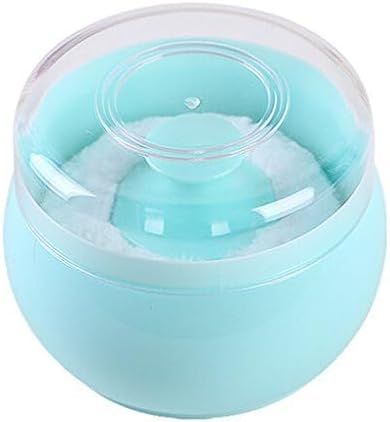 Topwon Baby Powder Puff Kit for Body Powder Container & Dusting Powder Case for Baby & Mom