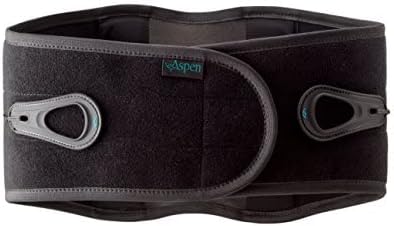 Aspen Lumbar Support Back Brace, Patented Pulley System for Lower Back Pain Relief, Medium 31"-36"
