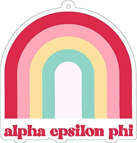 Alpha Epsilon Phi Rainbow Air Freshener - 2/Pack, Flowers & Sunshine Scent