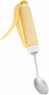 Oumefar Easy Grip Eating Aids Spoon, Disabled Utensil Stainless Steel Fork Arthritis Elder Aid Tablewares Flexible
