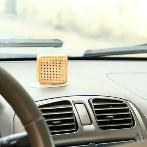 Weljoy Wood Grain Portable Diffuser for Essential Oils – Mini Size, Quiet, Waterless, Rechargeable Battery