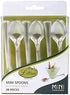 Lillian Tablesettings Mini Spoon | Clear | 48 Count Plastic Serve-ware (Spoons)