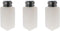 Utoolmart 3 Pcs 250Ml Alcohol Liquid Press Pumping Dispenser with Sealing Ring for Nail Polish Remover, Makeup Remover