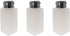 Utoolmart 3 Pcs 250Ml Alcohol Liquid Press Pumping Dispenser with Sealing Ring for Nail Polish Remover, Makeup Remover