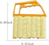 1 Piece 7 Finger Blind Cleaner Duster Tool, Washable Microfiber Groove Cleaner Brush for Window Venetian
