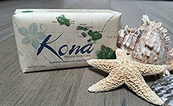 Kona Natural Body Care Bar Soap, 3-Pack