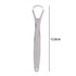 2PCS Metal Tongue Scraper, Reusable Stainless Steel Oral Tongue Cleaner for Oral Care