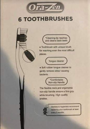 Soft Toothbrush, 6-Each