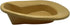 2 Pack Heavy Duty Portable Deluxe Stackable Contour Bedpan, Gold