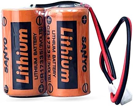 MR-BAT6V1 2CR17335A WK17 6V 1800mAh Battery with Plug for Mitsubishi CNC