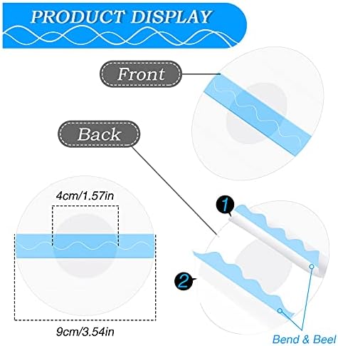 Nuanchu 48 Pack Sensor Covers Compatible with Freestyle Libre 1/2/3, Waterproof CGM Sensor Patches, Glucose Monitor