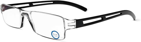 DOOViC 5 Pack One-Piece Design Reading Glasses, Lightweight Comfortable Blue Light Blocking