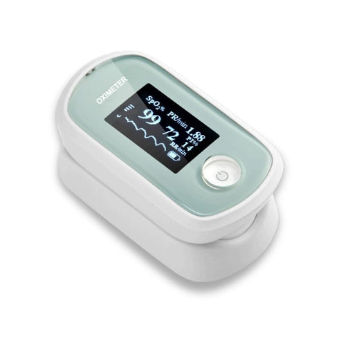 Koshna Fingertip Pulse Oximeter with Respiration Rate Monitor, Advanced Sensor Technology for Precise