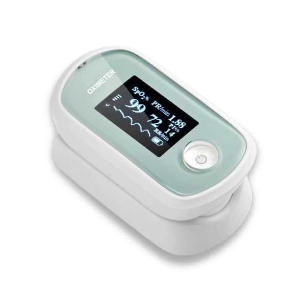 Koshna Fingertip Pulse Oximeter with Respiration Rate Monitor, Advanced Sensor Technology for Precise