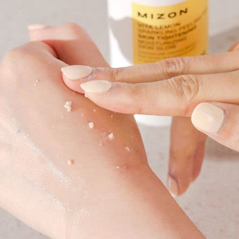 MIZON Vita Lemon Peeling Gel, 150g/5.3 Oz - Lemon Peel Oil and Sparkling Water Exfoliating Gel