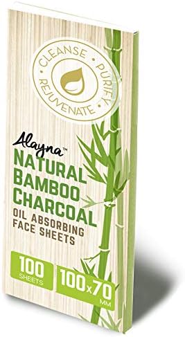 Oil Blotting Sheets for Face - Natural Bamboo Charcoal Blotting Paper for Oily Skin, 3 Pack