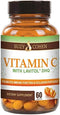 100% Natural Vitamin C from Acerola Cherry, 250 mg Citrus Bioflavonoids, 60 Capsules