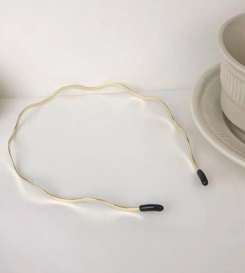Metal Headbands for Women, Trendy Gold and Silver Hair Bands for Teen Girls, Cute Designer Hair Accessories