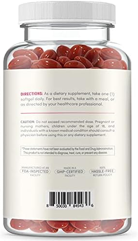 ClearFormulas Pure CoQ10 200mg Per Serving 120 Softgels Quick Absorption Non-GMO