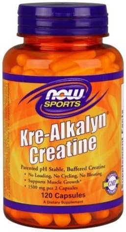Now Foods Kre-Alkalyn Creatine - 120 Capsules, 2 Pack