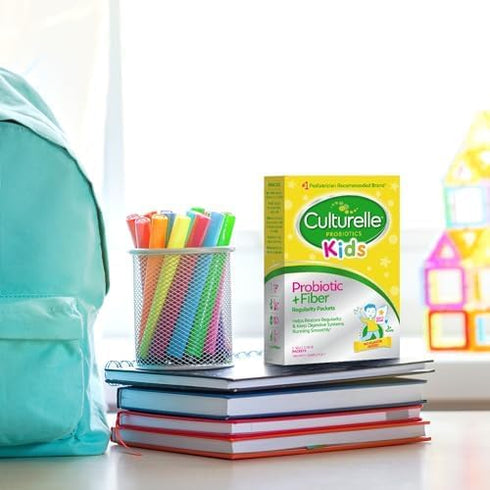 Culturelle Kids Probiotic + Fiber Packets - 24 Count - Digestive Health & Immune Support