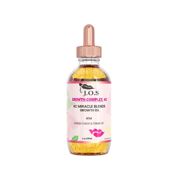 J'Organic Solutions Miracle blends Growth Oil (Formulated with black castor & chebe Oil)