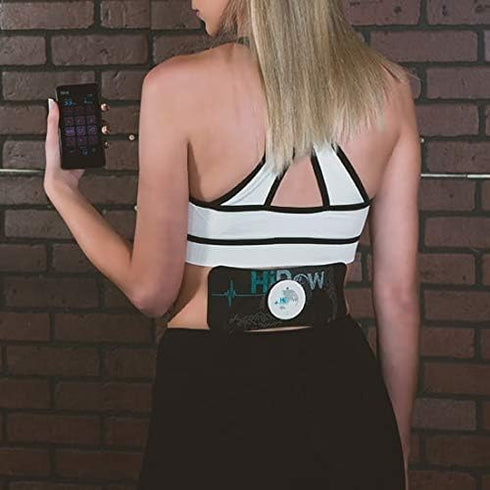 HiDow Electrode Gel Pads for Lower Back/Shoulder, 3.5 mm TENS Unit STEM and EMS Units