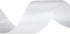 LIUYAXI 2" X 50 Yards White Double Face Satin Ribbon for Crafts, Gift Wrapping, Bow Making and More