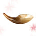 Healifty Large Ox Horn Scrapping Tube Body Massager for Neck Back Shoulder Relief Traditional Chinese Acupoint Pressure