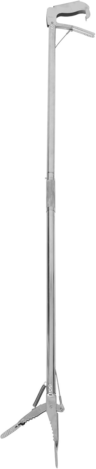 HAMPPLIES Foldable 118cm Stainless Steel Grabber Tool with Clamp Long Reacher Aid for