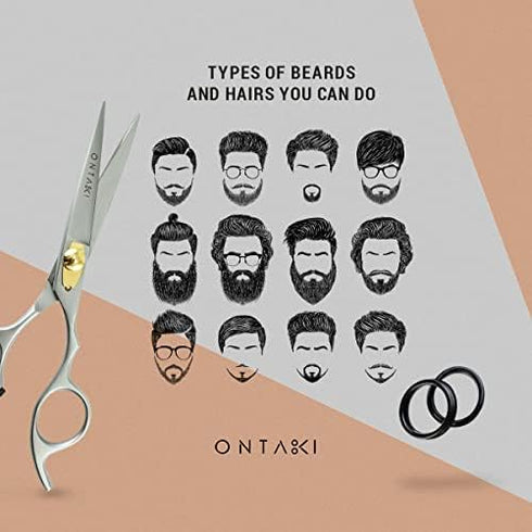 Japanese Steel Hair Cutting Scissors 6.5" - Hand Forged Tool for Barbers, Sharp Shears for Men & Women, Beard &
