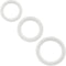 Silicone Cock Ring Set 3 Pcs Stretchy Penis Ring for Erection Enhancing
