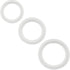 Silicone Cock Ring Set 3 Pcs Stretchy Penis Ring for Erection Enhancing