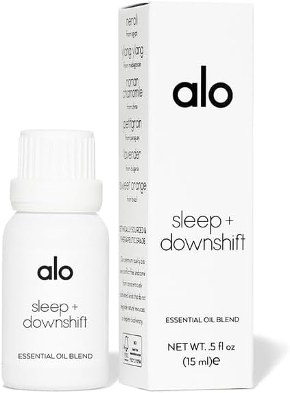 Alo Essential Oil - Sleep and Downshift Essential Oil - Therapeutic Grade, Non-GMO - 15 ml