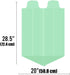 4-6 Gallon Flap Tie Compostable Trash Bags, 76 Count, Sturdy Biodegradable Kitchen Trash Bags, ASTM D6400, US BPI