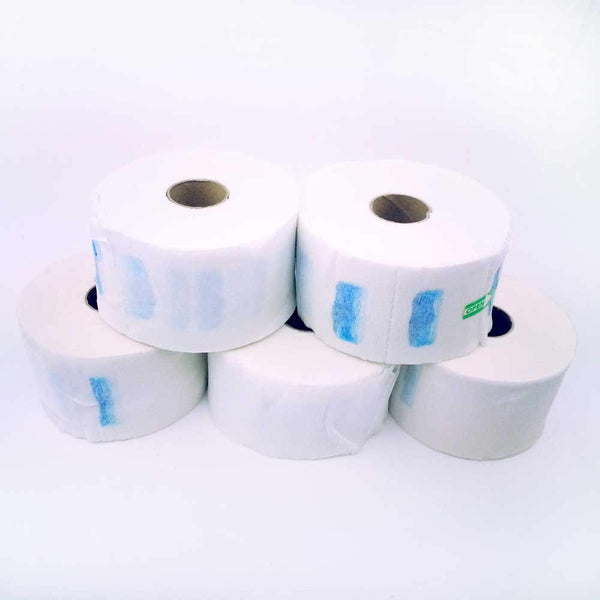 Stretch Barber Neck Strips, 5 Rolls (One Pack), 2.76" × 11" Shaving Factory