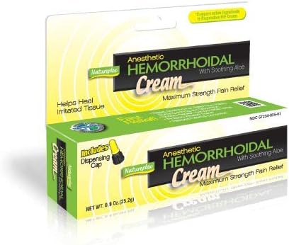 Natureplex Anesthetic Hemorrhoidal Cream with Soothing Aloe Cream