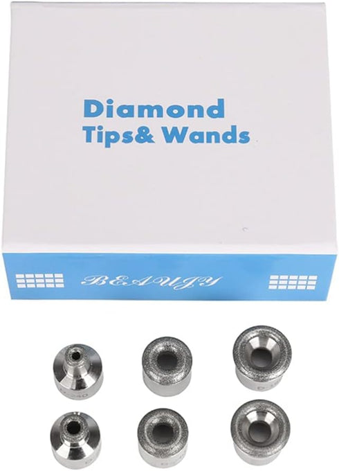 Uonlytech Diamond Dermabrasion Tips Replacement Heads for Facial Peeling Skin Cleansing - 1pc Dermabrasion Machine