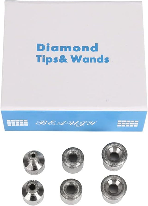 Uonlytech Diamond Dermabrasion Tips Replacement Heads for Facial Peeling Skin Cleansing - 1pc Dermabrasion Machine