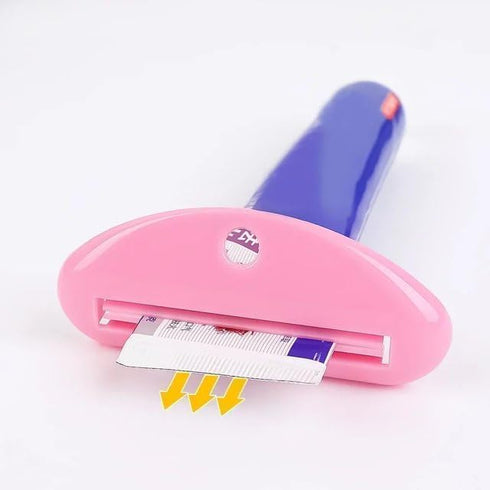 Mozff 5Pcs White Toothpaste Squeezer, Plastic Toothpaste Tube Squeezer Dispenser, Toothpaste Clips for Saving