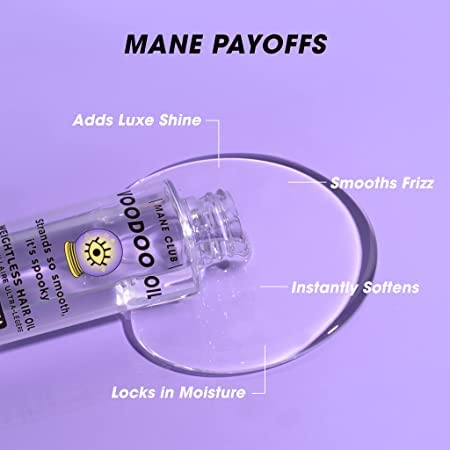 MANE CLUB Voodoo Oil Weightless Hair Oil, 1.6 Ounce, Cruelty Free, Vegan, No Sulfates or Parabens